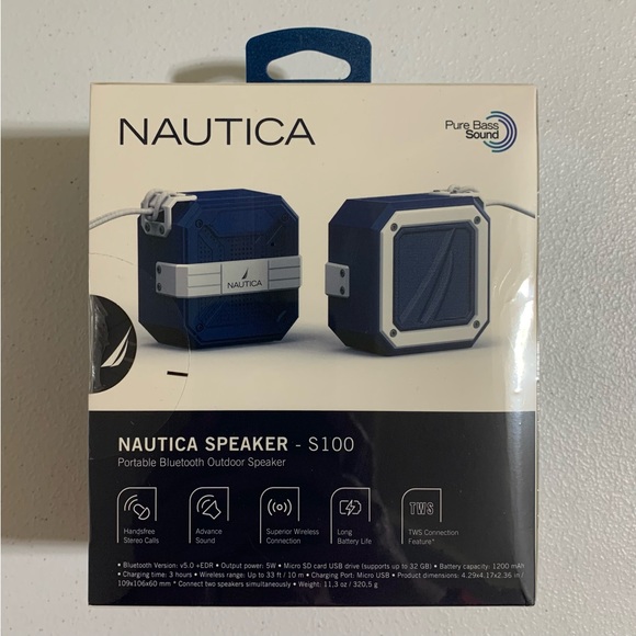 S100 Nautica Portable Bluetooth Outdoor Speaker-NIB - Picture 9 of 9